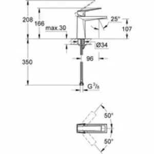 Смеситель для раковины GROHE Allure Brilliant, гладкий корпус, темный графит матовый (23033AL0) Смеситель для раковины GROHE Allure Brilliant, гладкий корпус, темный графит матовый (23033AL0)