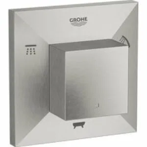 Внешняя часть переключателя потоков GROHE Allure Brilliant на 3 положения, суперсталь (19798DC0) Внешняя часть переключателя потоков GROHE Allure Brilliant на 3 положения, суперсталь (19798DC0)