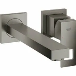 Внешняя часть смесителя для раковины GROHE Eurocube на 2 отверстия, M-Size, темный графит матовый (23447AL0) Внешняя часть смесителя для раковины GROHE Eurocube на 2 отверстия, M-Size, темный графит матовый (23447AL0)
