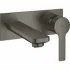 Внешняя часть смесителя для раковины GROHE Lineare на 2 отверстия, темный графит матовый (19409AL1) Внешняя часть смесителя для раковины GROHE Lineare на 2 отверстия, темный графит матовый (19409AL1)
