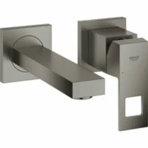 Внешняя часть смесителя для раковины GROHE Eurocube на 2 отверстия, S-Size, темный графит матовый (19895AL0) Внешняя часть смесителя для раковины GROHE Eurocube на 2 отверстия, S-Size, темный графит матовый (19895AL0)