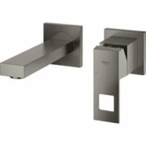 Внешняя часть смесителя для раковины GROHE Eurocube на 2 отверстия, S-Size, темный графит матовый (19895AL0) Внешняя часть смесителя для раковины GROHE Eurocube на 2 отверстия, S-Size, темный графит матовый (19895AL0)