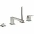 Смеситель для ванны GROHE Eurocube на 4 отверстия, на край ванны, суперсталь (19897DC1) Смеситель для ванны GROHE Eurocube на 4 отверстия, на край ванны, суперсталь (19897DC1)