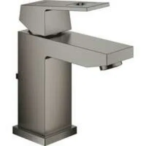 Смеситель для раковины GROHE Eurocube с донным клапаном, темный графит матовый (23127AL0) Смеситель для раковины GROHE Eurocube с донным клапаном, темный графит матовый (23127AL0)