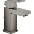 Смеситель для раковины GROHE Eurocube с донным клапаном, темный графит матовый (23127AL0) Смеситель для раковины GROHE Eurocube с донным клапаном, темный графит матовый (23127AL0)