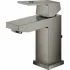 Смеситель для раковины GROHE Eurocube с донным клапаном, темный графит матовый (23127AL0) Смеситель для раковины GROHE Eurocube с донным клапаном, темный графит матовый (23127AL0)