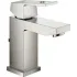 Смеситель для раковины GROHE Eurocube с донным клапаном, суперсталь (23127DC0) Смеситель для раковины GROHE Eurocube с донным клапаном, суперсталь (23127DC0)