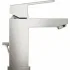 Смеситель для раковины GROHE Eurocube с донным клапаном, суперсталь (23127DC0) Смеситель для раковины GROHE Eurocube с донным клапаном, суперсталь (23127DC0)