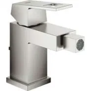Смеситель для биде GROHE Eurocube с донным клапаном, суперсталь (23138DC0)