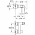 Смеситель для душа GROHE Eurocube, суперсталь (23145DC0) Смеситель для душа GROHE Eurocube, суперсталь (23145DC0)