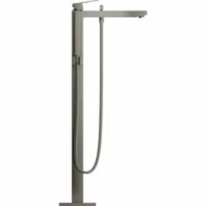 Внешняя часть смесителя для ванны GROHE Eurocube напольного монтажа, темный графит матовый (23672AL1) Внешняя часть смесителя для ванны GROHE Eurocube напольного монтажа, темный графит матовый (23672AL1)