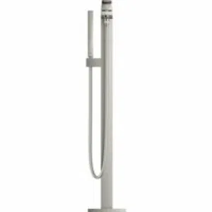 Внешняя часть смесителя для ванны GROHE Eurocube напольного монтажа, суперсталь (23672DC1) Внешняя часть смесителя для ванны GROHE Eurocube напольного монтажа, суперсталь (23672DC1)