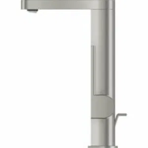 Смеситель для раковины GROHE Plus с донным клапаном и вытяжным изливом, суперсталь (23843DC3) Смеситель для раковины GROHE Plus с донным клапаном и вытяжным изливом, суперсталь (23843DC3)