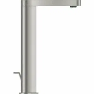 Смеситель для раковины GROHE Plus с донным клапаном и вытяжным изливом, суперсталь (23843DC3) Смеситель для раковины GROHE Plus с донным клапаном и вытяжным изливом, суперсталь (23843DC3)