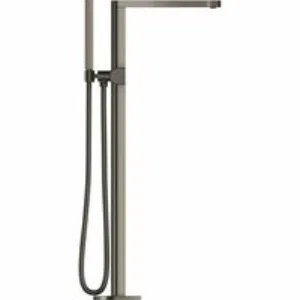 Внешняя часть смесителя для ванны GROHE Plus напольного монтажа, темный графит матовый (23846AL3) Внешняя часть смесителя для ванны GROHE Plus напольного монтажа, темный графит матовый (23846AL3)