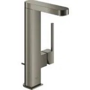 Смеситель для раковины GROHE Plus с донным клапаном, L-Size, темный графит матовый (23851AL3)