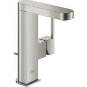 Смеситель для раковины GROHE Plus с донным клапаном, M-Size, суперсталь (23871DC3) Смеситель для раковины GROHE Plus с донным клапаном, M-Size, суперсталь (23871DC3)