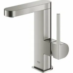 Смеситель для раковины GROHE Plus с донным клапаном, M-Size, суперсталь (23871DC3) Смеситель для раковины GROHE Plus с донным клапаном, M-Size, суперсталь (23871DC3)