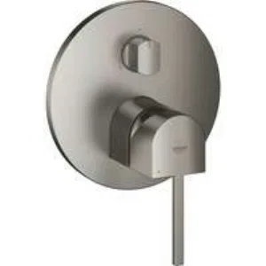 Внешняя часть смесителя для ванны GROHE Plus с переключателем на 3 положения, темный графит матовый (24093AL3) Внешняя часть смесителя для ванны GROHE Plus с переключателем на 3 положения, темный графит матовый (24093AL3)
