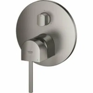 Внешняя часть смесителя для ванны GROHE Plus с переключателем на 3 положения, темный графит матовый (24093AL3) Внешняя часть смесителя для ванны GROHE Plus с переключателем на 3 положения, темный графит матовый (24093AL3)