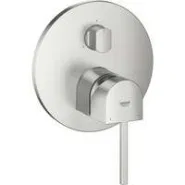 Внешняя часть смесителя для ванны GROHE Plus с переключателем на 3 положения, суперсталь (24093DC3)