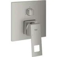 Внешняя часть смесителя для ванны GROHE Eurocube с переключателем на 3 положения, суперсталь (24094DC0)