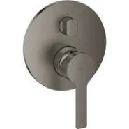 Внешняя часть смесителя для ванны GROHE Lineare с переключателем на 3 положения, темный графит матовый (24095AL1)