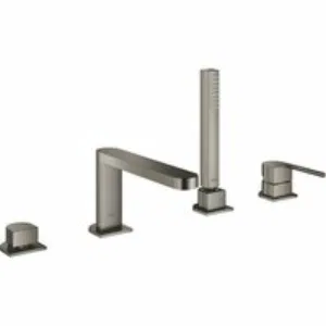 Смеситель для ванны GROHE Plus на 4 отверстия, на край ванны, темный графит матовый (29307AL3) Смеситель для ванны GROHE Plus на 4 отверстия, на край ванны, темный графит матовый (29307AL3)
