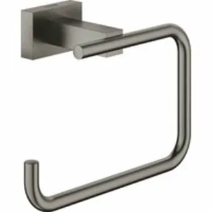 Держатель для туалетной бумаги без крышки GROHE Essentials Cube, темный графит матовый (40507AL1) Держатель для туалетной бумаги без крышки GROHE Essentials Cube, темный графит матовый (40507AL1)