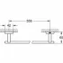 Держатель для полотенца GROHE Essentials Cube 600 мм, темный графит матовый (40509AL1) Держатель для полотенца GROHE Essentials Cube 600 мм, темный графит матовый (40509AL1)