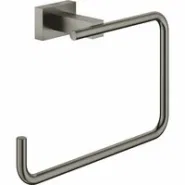 Кольцо для полотенца GROHE Essentials Cube, темный графит матовый (40510AL1)