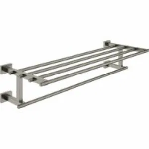 Полочка для полотенец GROHE Essentials Cube 600 мм, темный графит матовый (40512AL1) Полочка для полотенец GROHE Essentials Cube 600 мм, темный графит матовый (40512AL1)