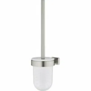 Туалетный ёршик GROHE Essentials Cube с держателем, суперсталь (40513DC1) Туалетный ёршик GROHE Essentials Cube с держателем, суперсталь (40513DC1)