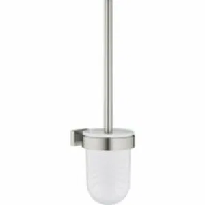 Туалетный ёршик GROHE Essentials Cube с держателем, суперсталь (40513DC1) Туалетный ёршик GROHE Essentials Cube с держателем, суперсталь (40513DC1)