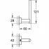 Держатель запасного рулона бумаги GROHE Essentials Cube, суперсталь (40623DC1) Держатель запасного рулона бумаги GROHE Essentials Cube, суперсталь (40623DC1)