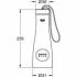 Бутылка для воды из нержавеющей стали GROHE Blue, темный графит матовый (40848AL0) Бутылка для воды из нержавеющей стали GROHE Blue, темный графит матовый (40848AL0)