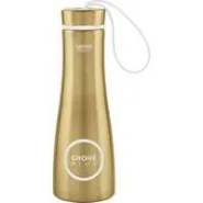 Бутылка для воды из нержавеющей стали GROHE Blue, холодный рассвет матовый (40848GN0)