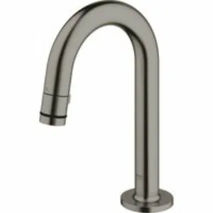 Кран для раковины GROHE Universal, без функции смешивания, с C-изливом, темный графит матовый (20201AL0) Кран для раковины GROHE Universal, без функции смешивания, с C-изливом, темный графит матовый (20201AL0)