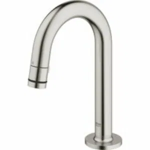 Кран для раковины GROHE Universal, без функции смешивания, с C-изливом, суперсталь (20201DC0) Кран для раковины GROHE Universal, без функции смешивания, с C-изливом, суперсталь (20201DC0)