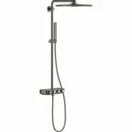 Душевая система GROHE Euphoria SmartControl System 310 Cube с термостатом для душа, темный графит глянцевый (26508A00)