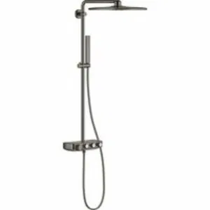 Душевая система GROHE Euphoria SmartControl System 310 Cube с термостатом для душа, темный графит глянцевый (26508A00) Душевая система GROHE Euphoria SmartControl System 310 Cube с термостатом для душа, темный графит глянцевый (26508A00)