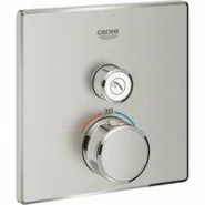 Внешняя часть термостата для душа GROHE Grohtherm SmartControl, суперсталь (29123DC0)