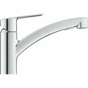 Смеситель для кухни GROHE Start QuickFix с низким вытяжным изливом, хром (30531001) Смеситель для кухни GROHE Start QuickFix с низким вытяжным изливом, хром (30531001)