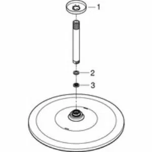 Верхний душ GROHE Rainshower 310 Mono с душевым кронштейном, 9,5 л/мин, 1 режим, 142 мм, суперсталь (26566DC0) Верхний душ GROHE Rainshower 310 Mono с душевым кронштейном, 9,5 л/мин, 1 режим, 142 мм, суперсталь (26566DC0)