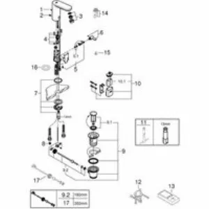 Смеситель для раковины GROHE Eurosmart Cosmopolitan E инфракрасный, хром (36331001) Смеситель для раковины GROHE Eurosmart Cosmopolitan E инфракрасный, хром (36331001)