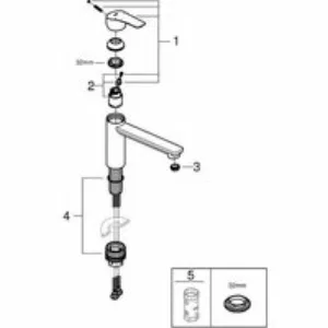Смеситель для кухни GROHE Eurosmart, суперсталь (30463DC0) Смеситель для кухни GROHE Eurosmart, суперсталь (30463DC0)
