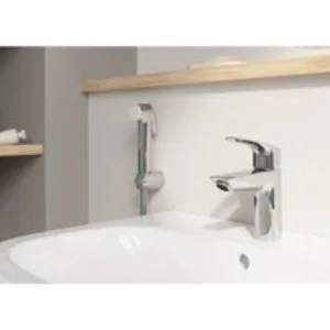 Смеситель для раковины GROHE Eurosmart с гигиеническим душем, S-size, хром (23124003) Смеситель для раковины GROHE Eurosmart с гигиеническим душем, S-size, хром (23124003)