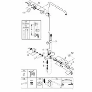 Душевая система GROHE Euphoria со смесителем для душа, хром (26240000) Душевая система GROHE Euphoria со смесителем для душа, хром (26240000)