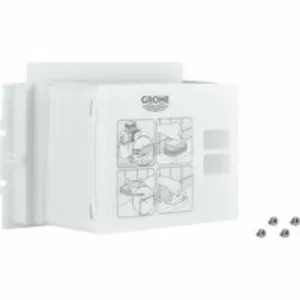Ревизионный короб GROHE для крепления малых панелей смыва, хром (40950000) Ревизионный короб GROHE для крепления малых панелей смыва, хром (40950000)