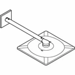 Верхний душ GROHE Rainshower SmartActive 310 Cube, 2 режима, 430 мм, темный графит глянцевый (26479A00) Верхний душ GROHE Rainshower SmartActive 310 Cube, 2 режима, 430 мм, темный графит глянцевый (26479A00)